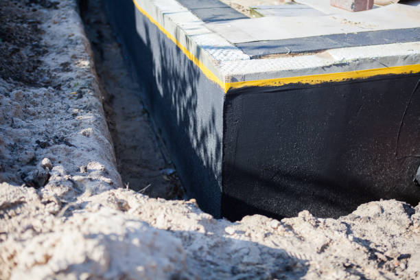 Residential Interior Drainage System installation at a Ottawa, IL home by SJ Waterproofing Pros